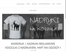 Tablet Screenshot of anirdruk.pl